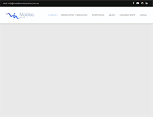 Tablet Screenshot of moldeointeractive.com.ar
